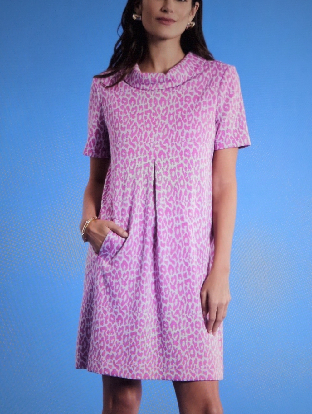 Tyler Boe "Kristen" Cotton Candy Pink Retro Dress